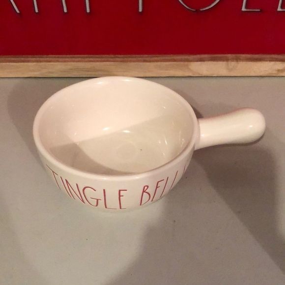 RAE DUNN soup bowl with handle - Picture 2 of 2